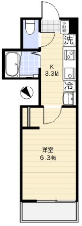 エクセラン松戸Ⅲ 間取り