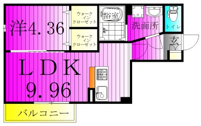 TKP北小金Ⅰ 間取り