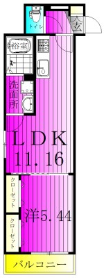 TKP北小金Ⅰ 間取り