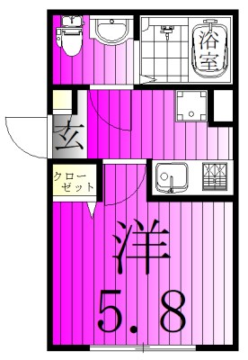 仮)ルーチェ北小金 103号室 間取り