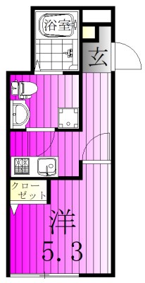 仮)ルーチェ北小金 302号室 間取り
