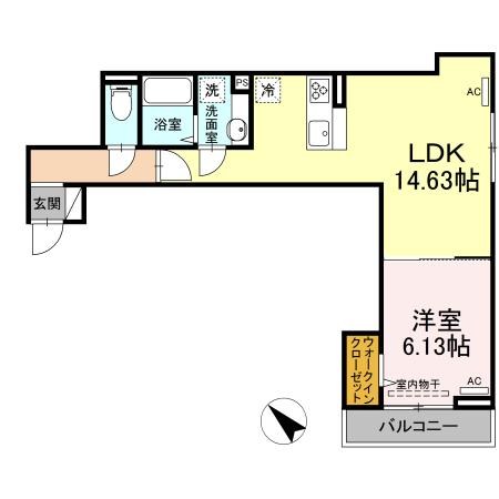 セレスティア荒川 間取り図