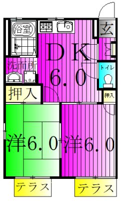 パークハイツ柏Ａ棟  間取り