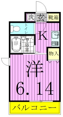 ハイポイント竹ノ塚 間取り図