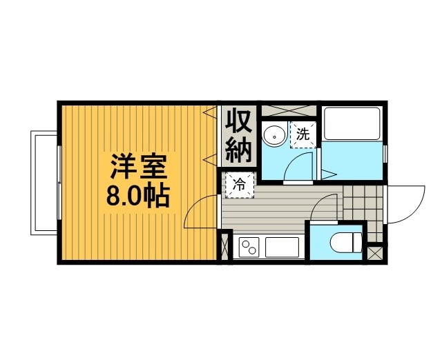 Comfort 202号室 間取り