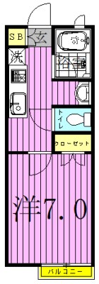 フォレストパークＣ 間取り図
