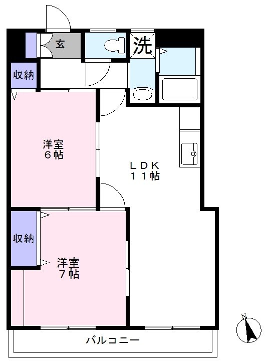 政和ビル 402号室 間取り