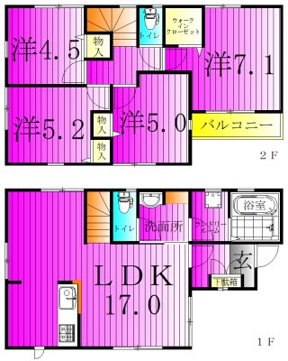 Ｓｕｍａｉ－ｔｏ柏市しいの木台 間取り