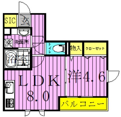 ブリーズ綾瀬 間取り図