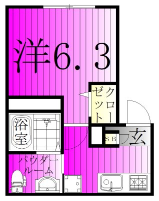 KEIAI RESIDENCE 南柏Ⅱ 間取り