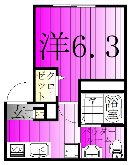 KEIAI RESIDENCE 南柏Ⅱ 間取り