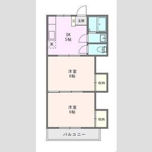 リヴ愛宕 206号室 間取り