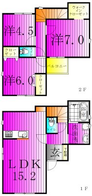 Ｓｕｍａｉ－ｔｏ柏市新逆井 間取り