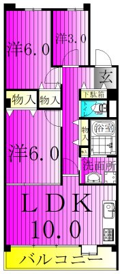 リアライズ柏Ⅱ 間取り