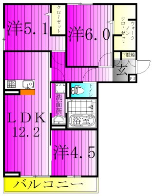 リリー　アネラ 間取り