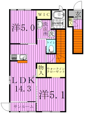 epicharis～エピカリス～ 203号室 間取り