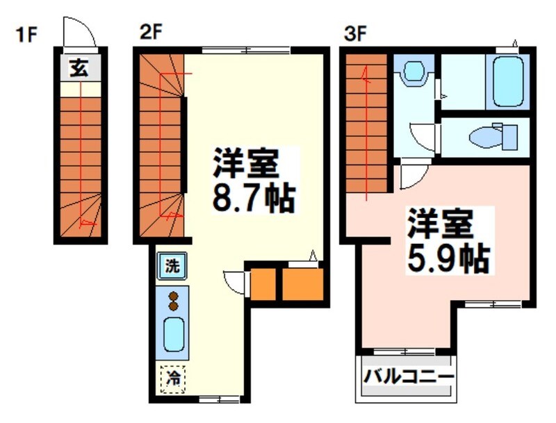 グリーンフォレスト亀有 間取り図