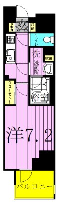 デュフレ南千住 間取り図