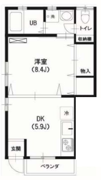 エスポワール辰沼Ａ棟 間取り図