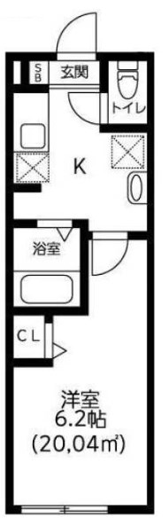 ブラン堀切菖蒲園 間取り図