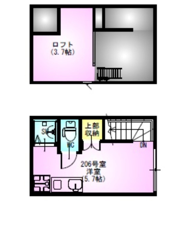 VILLEST 町屋 間取り図