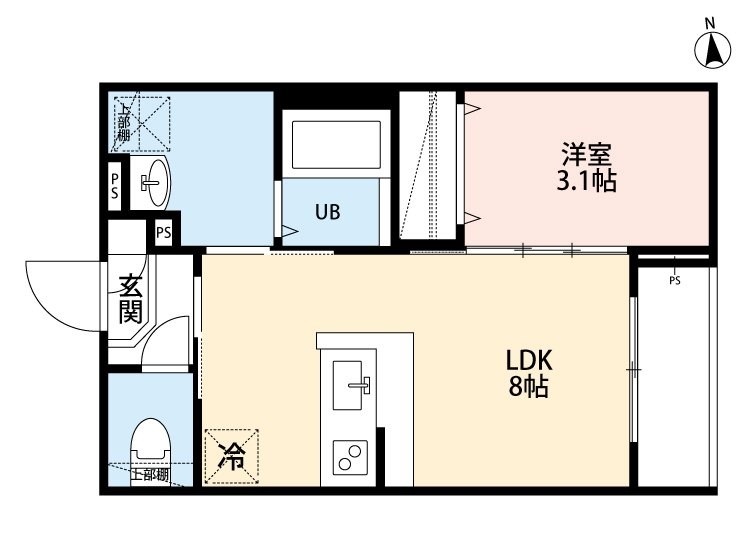 クロワッサン六町 間取り図
