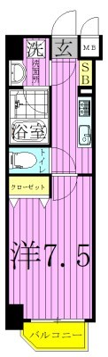 HY&amp;lsquo;s綾瀬駅前 間取り図