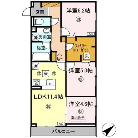 アミティエY 間取り