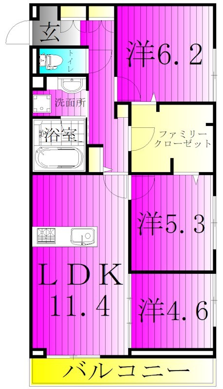 アミティエY 間取り