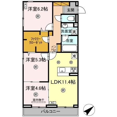 アミティエY 間取り