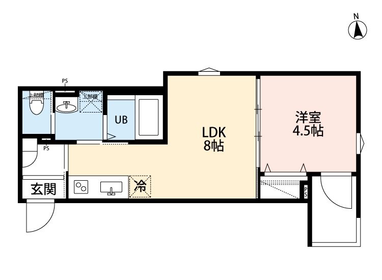 クロワッサン六町 間取り図