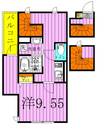 Ｏ２レジデンス青井 間取り図