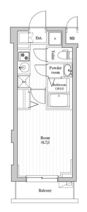 SPコート亀有 間取り図