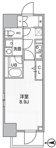 THEパームス熊野前 間取り図