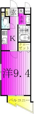 コンフォート・ティファニー 205号室 間取り