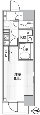 THEパームス熊野前 間取り図