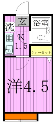 ベル北綾瀬Ｃ 間取り図