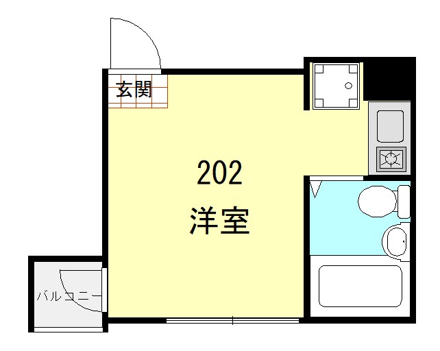 シャンテ町屋 間取り図