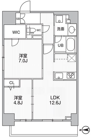 THEパームス熊野前 間取り図