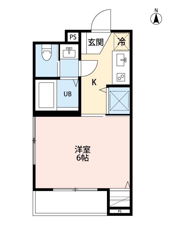 Crestmoor 千住大橋 間取り図