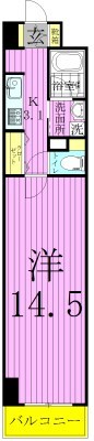 ロイヤルパークスシーサー 間取り図