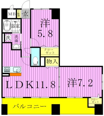 グローブ・アマランス 間取り図