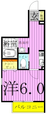 エルスタンザ東綾瀬 間取り図