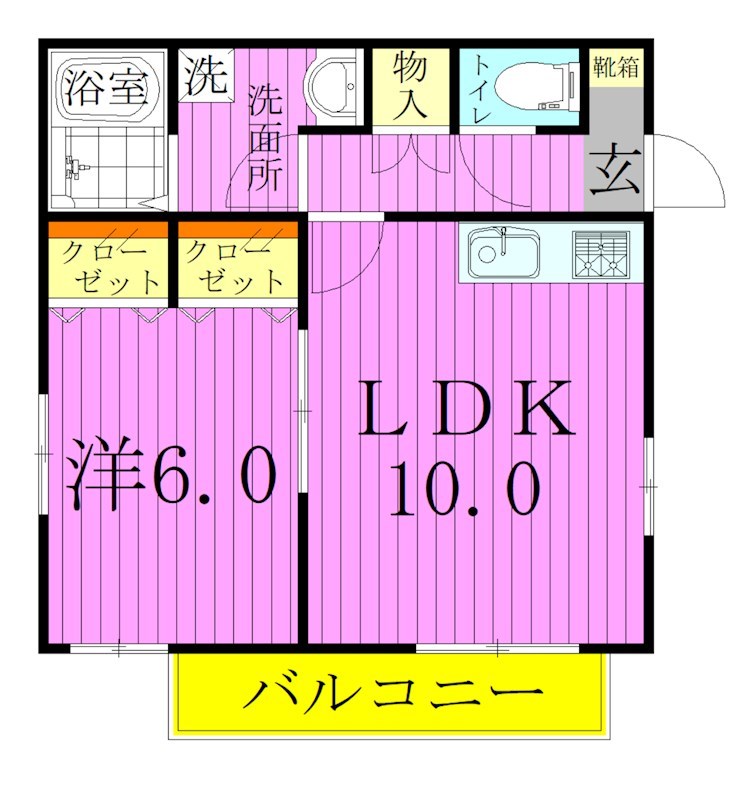 ドルチェ 間取り図