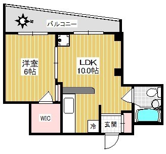 ソマール西竹の塚 間取り図