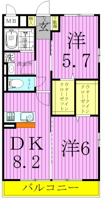 Ｄｅａｒｃｏｕｒｔ 間取り図