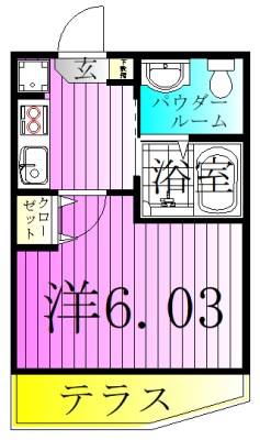 NSGATE青井・弘道 間取り図