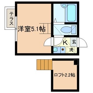 シャンテ堀切菖蒲園２ 間取り図