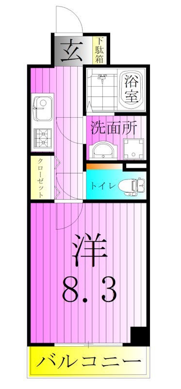 RELUXIA千住大橋 間取り図