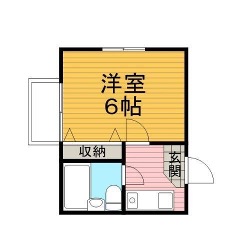 ジュネパレス90 201号室 間取り